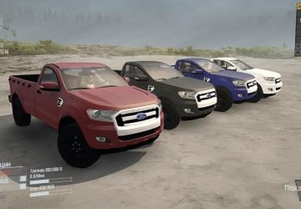 Ford Ranger 2016версия 2 для Spintires: MudRunner (v11.12.17)