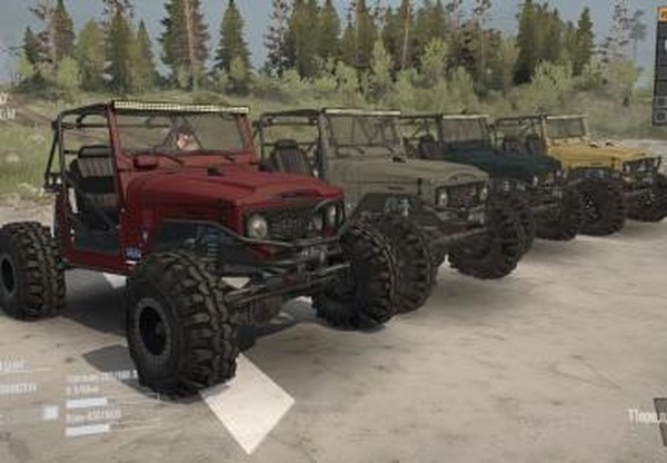 Toyota FJ40 Crawlerверсия 11.02.18 для Spintires: MudRunner (v11.12.17)