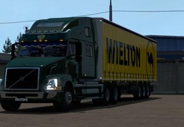 Скин «Wielton» для стандартного прицепа.v1.0 для Euro Truck Simulator 2 (v1.35.x, 1.36.x)