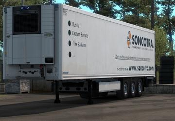 Скин «Soncotra» для прицепа Krone Coolliner.v1.0 для Euro Truck Simulator 2 (v1.35.x, 1.36.x)