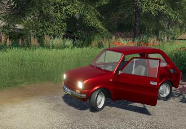 Fiat 126версия 1.1 для Farming Simulator 2019 (v1.5.x)