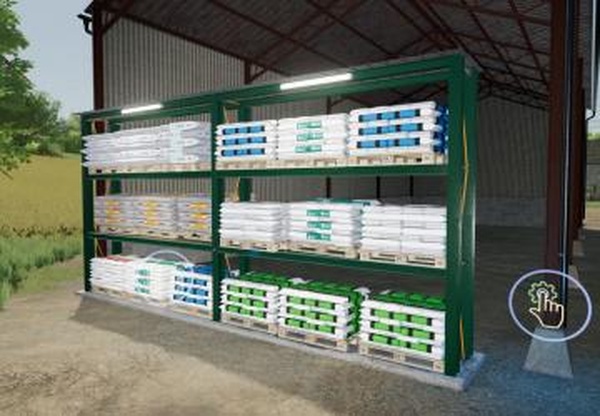 Pallet Storage Shelfверсия 1.0.0.0 для Farming Simulator 2022