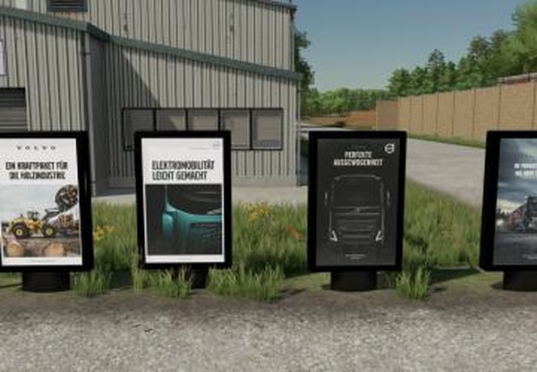 Volvo 23 advertising showcaseверсия 1.0.0.0 для Farming Simulator 2022