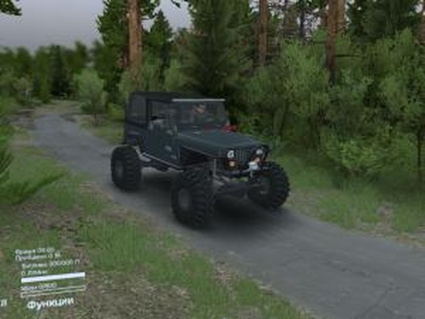 Jeep YJ FF FWA 1987версия 07.04.16 для SpinTires (v03.03.16)