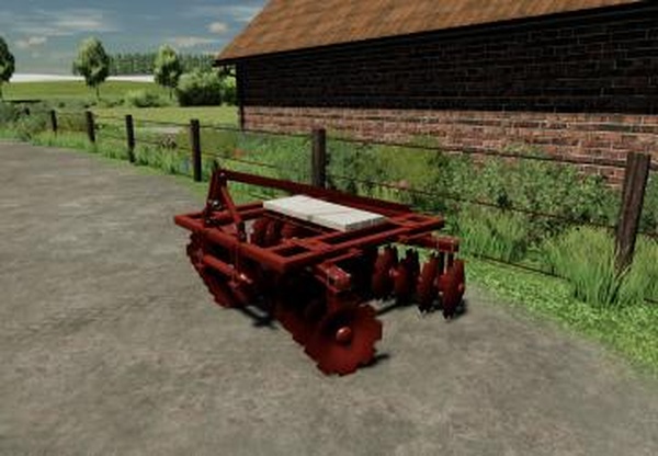 Lizard Disc Harrow 2.5версия 1.2.0.0 для Farming Simulator 2022 (v1.9x)