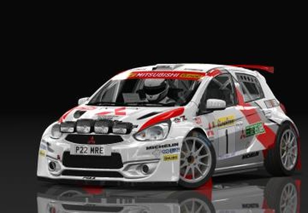 Mitsubishi Mirage R5версия 1.0 для Assetto Corsa