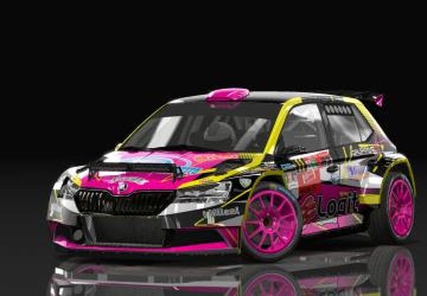 Skoda Fabia R5 19’версия 1.0 для Assetto Corsa