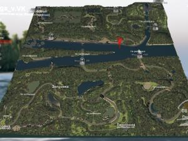 Карта «Тайга»версия VK для SpinTires (v03.03.16)