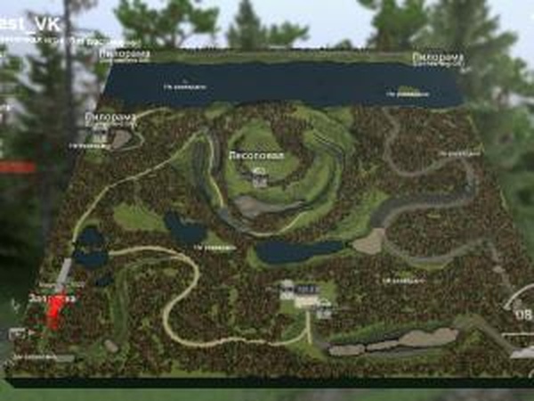 Карта «Forest»версия VK для SpinTires (v03.03.16)