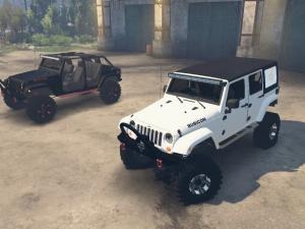 JKUs - Black & Whiteверсия 03.04.16 для SpinTires (v03.03.16)