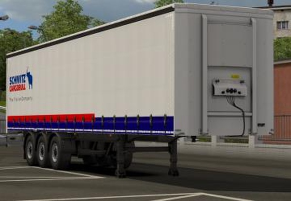 Скин «Schmitz Cargobull» для стандартного прицепа.v1.0 для Euro Truck Simulator 2 (v1.35.x, 1.36.x)