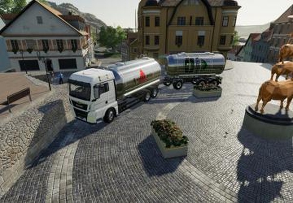 MAN Tank Lkw Mit Anhangerверсия 1.0.0.4 для Farming Simulator 2019 (v1.5.1.0)