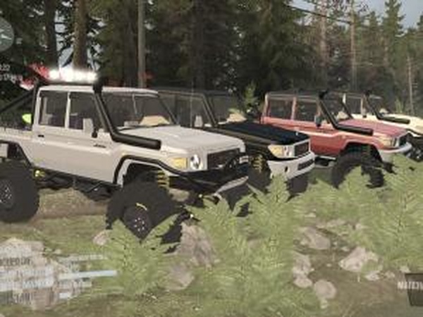 Toyota Land Cruiser FJ79 packверсия 1.0 для Spintires: MudRunner (v11.12.17)