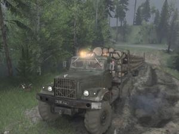 Карта «Военный городок»версия 0.3 для SpinTires (v03.03.16)
