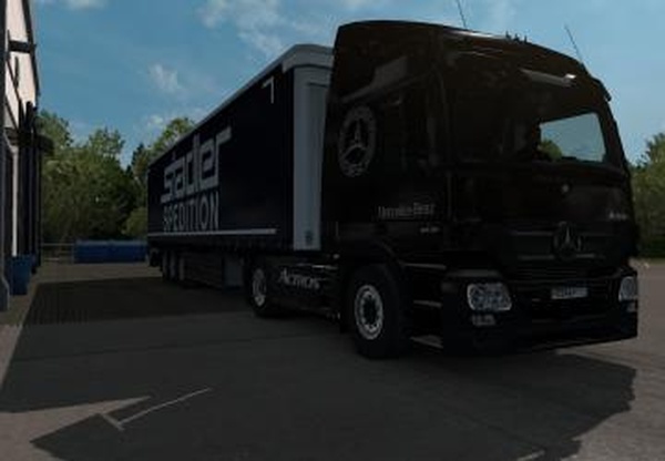 Скин для MB Actros MP3версия 1.0 для Euro Truck Simulator 2 (v1.35.x, 1.36.x)