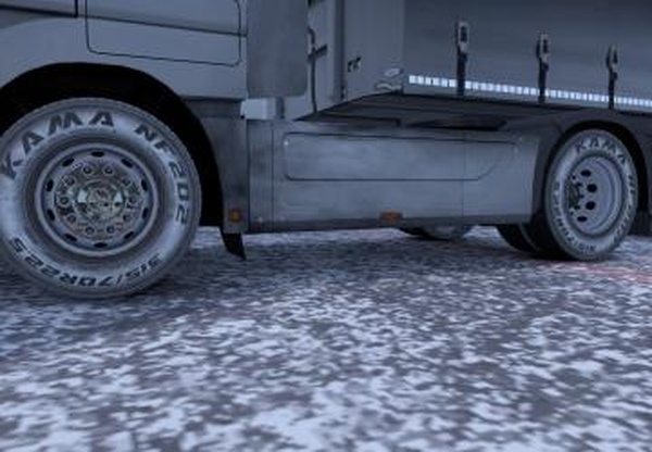 Шины «Кама» для грузовика и трейлераверсия 1.0 для Euro Truck Simulator 2 (v1.35.x)