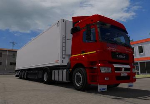 ♔Скин Русь для Камаз-5490 Нео♔версия 1.0 для Euro Truck Simulator 2 (v1.35.x, 1.36.x)