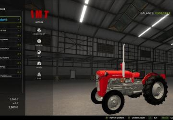 IMT 539 DeLuxeверсия 1.0 для Farming Simulator 2025