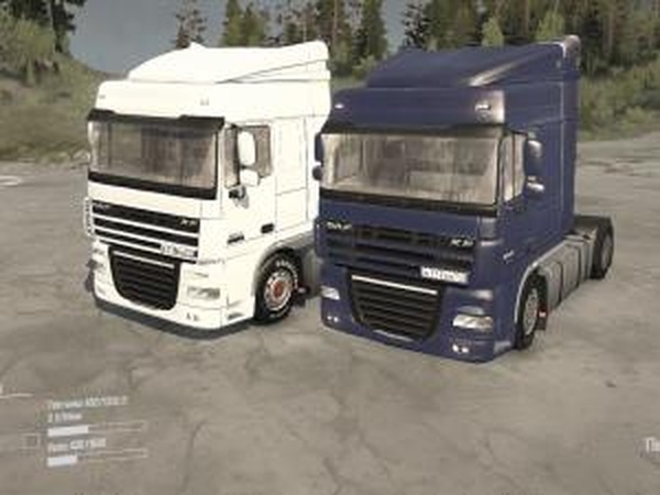 DAF XF 105.460версия 28.01.18 для Spintires: MudRunner (v11.12.17)