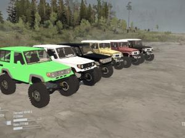 Toyota FJ40/FJ70версия 17.01.18 для Spintires: MudRunner (v11.12.17)