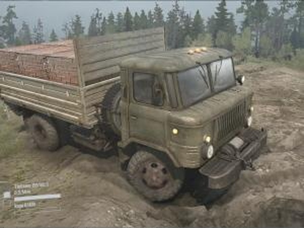 Газ-66версия 1.1 для Spintires: MudRunner (v11.12.17)