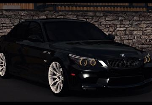 BMW M5 E60версия 1.0 для Euro Truck Simulator 2 (v1.35.x, 1.36.x)