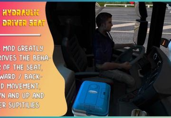 Hydraulic Driver Seatверсия 1.0 для Euro Truck Simulator 2 (v1.35.x)