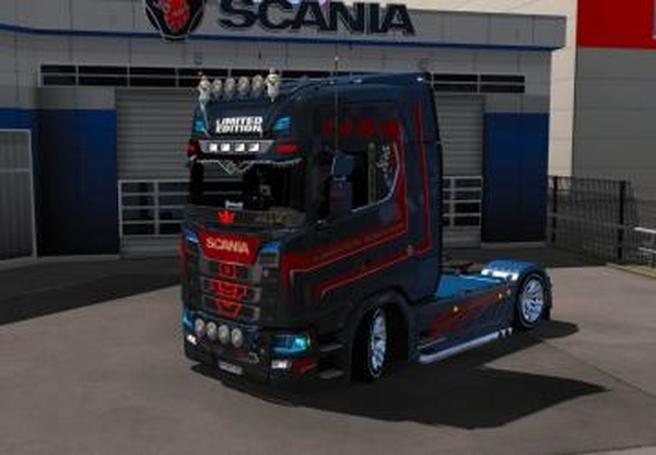 Скин Limited II для Scania Sверсия 1.0 для Euro Truck Simulator 2 (v1.35.x)