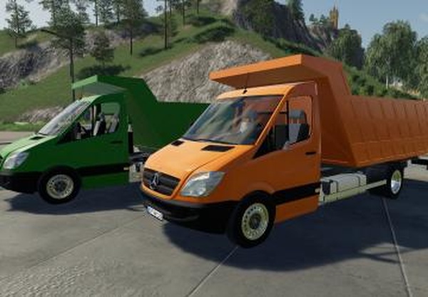 Mercedes-Benz Kipperверсия 1.0 для Farming Simulator 2019 (v1.5.x)