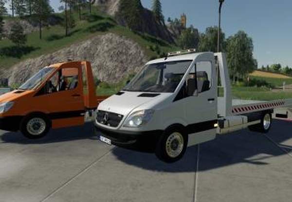 Mercedes-Benz Sprinter Transporterверсия 1.0 для Farming Simulator 2019 (v1.5.x)