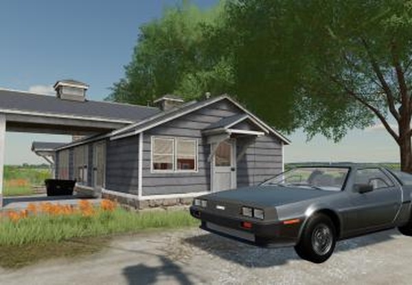 DeLorean DMC-12версия 1.0.0.1 для Farming Simulator 2022 (v1.9x)