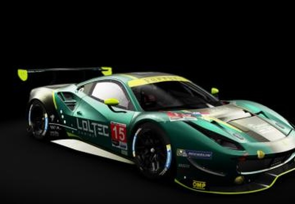 Ferrari 488 GTEверсия - для Assetto Corsa