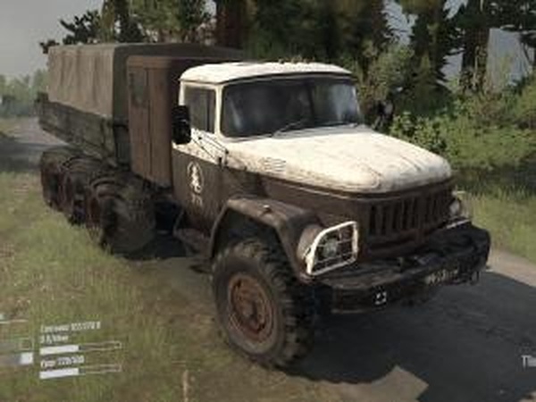 Зил-131 8x8версия 1.1 для Spintires: MudRunner (v11.12.17)