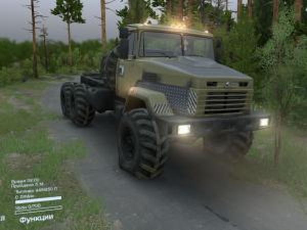 КрАЗ-6322версия 2.0 для SpinTires (v03.03.16)