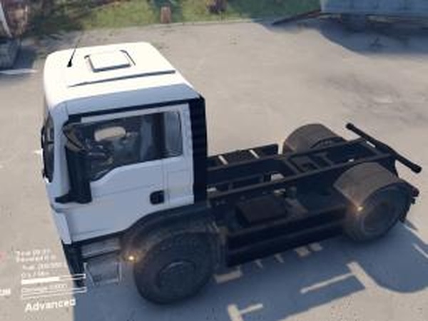 MAN TGS Little Flatbedверсия 23.03.16 для SpinTires (v03.03.16)
