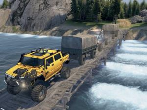 Карта «Bad Road»версия 1.0 для SpinTires (v03.03.16)