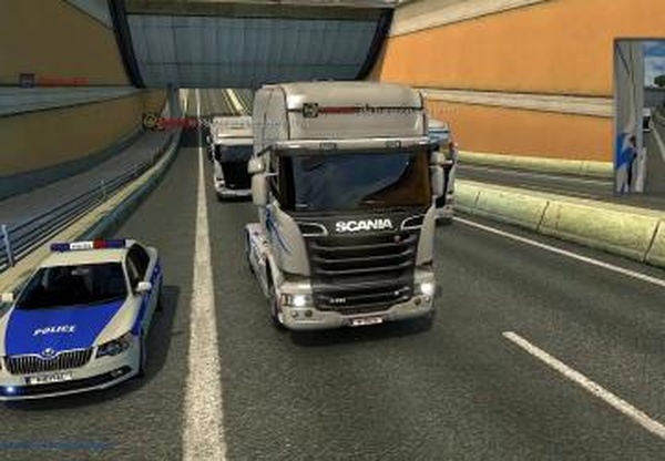 Новый звук Полиции в трафикеверсия 2.0 для Euro Truck Simulator 2 (v1.35.x, 1.36.x)