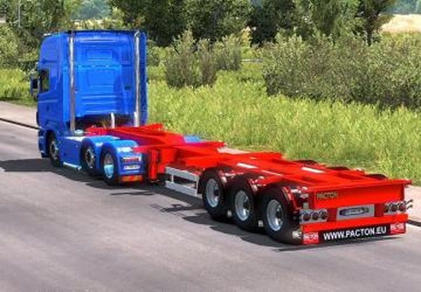 Pacton Trailer Packверсия 2.0 для Euro Truck Simulator 2 (v1.35.x, - 1.37.x)