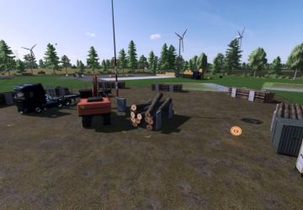 Big Wood Storageверсия 1.1.0.1 для Farming Simulator 2022