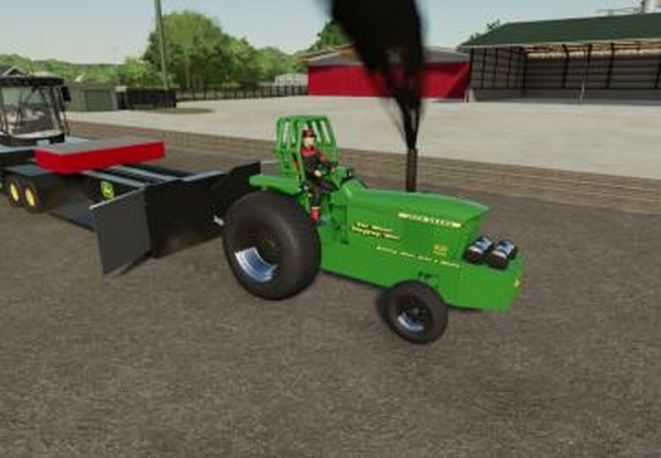 John Deere 4020 Pulling Tractorверсия 1.0.0.0 для Farming Simulator 2022