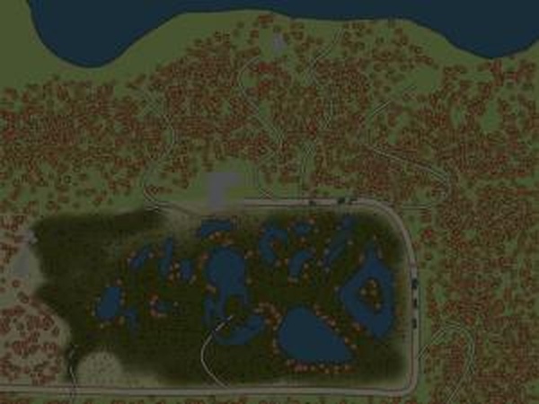 Карта «Болотно-сосновая»версия 1.0 для Spintires: MudRunner (v11.12.17)