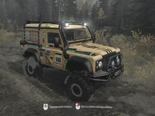 Land Rover Defender 90версия 0.1 для Spintires: MudRunner (v11.12.17)