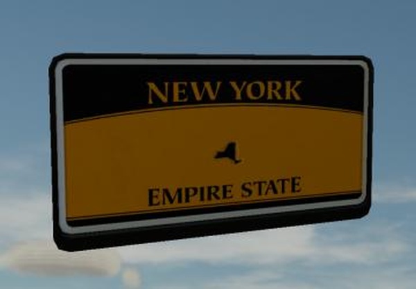 USA License Plates (Prefab*)версия 1.0.0.0 для Farming Simulator 2022