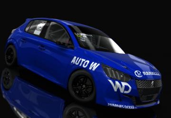 Peugeot 208 Turismos Clase IIверсия 1.25.0 для Assetto Corsa