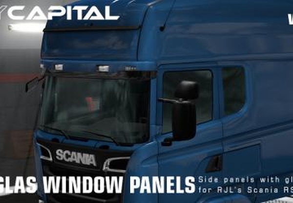 Scania RJL Side Windowsверсия 3.1 для Euro Truck Simulator 2 (v1.35.x, 1.36.x)