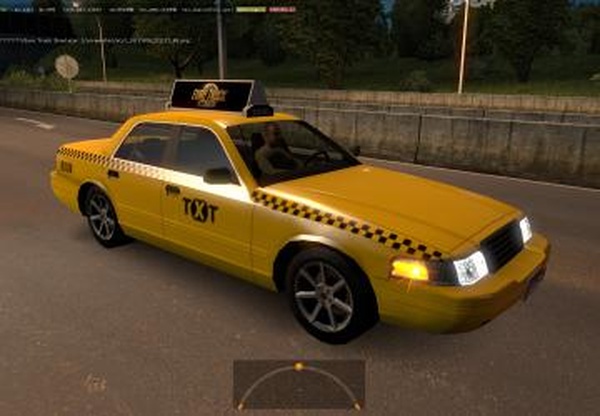 Желтые такси в трафикверсия 1.0 для Euro Truck Simulator 2 (v1.35.x, 1.36.x)