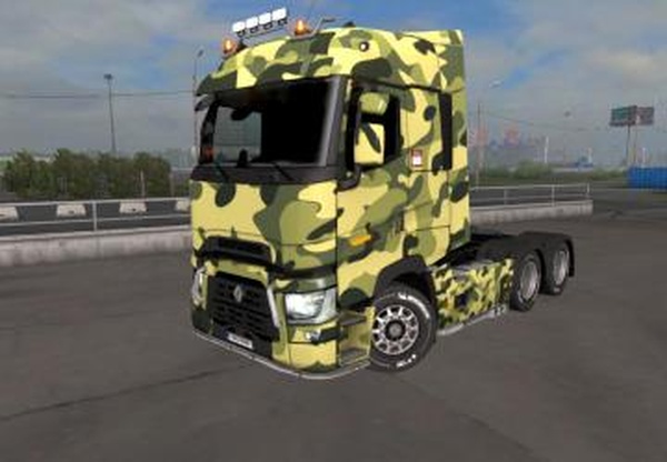Скин «Камуфляж» для Renault Range Tверсия 1.0 для Euro Truck Simulator 2 (v1.35.x, 1.36.x)