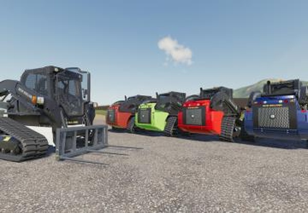 New Holland C232 Skid Steer Customверсия 1.0.0.0 для Farming Simulator 2019 (v1.5.x)
