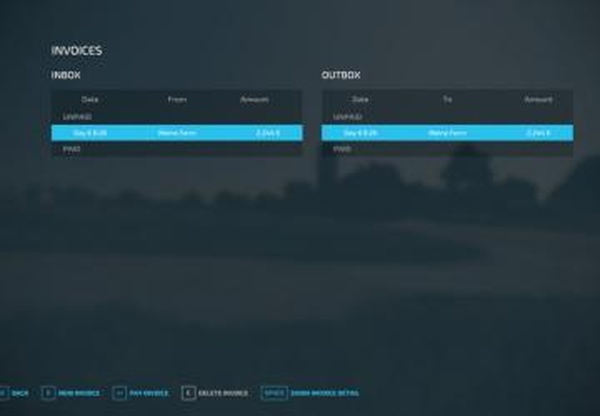 Invoicesверсия 1.3.0.0 для Farming Simulator 2022