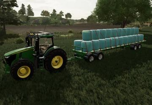 Homemade Flatbed Trailerверсия 1.0.0.0 для Farming Simulator 2022